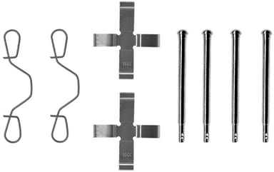 ATE PAD PIN KIT AXLE SET