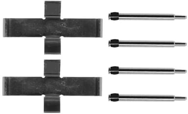 SOLID DISC PAD PINS X4