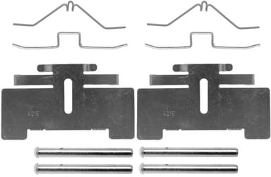 SOLID DISC PAD PINS X4