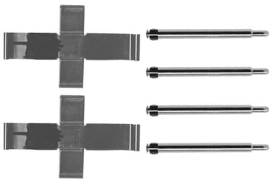SOLID DISC PAD PINS X4