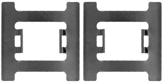 PAD SPRING PLATES AXLESET