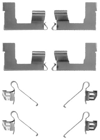 PAD FITTING KIT AXLE SET