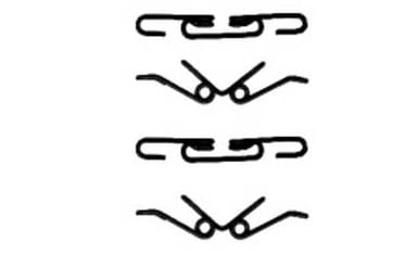 PAD FITTING KIT AXLE SET
