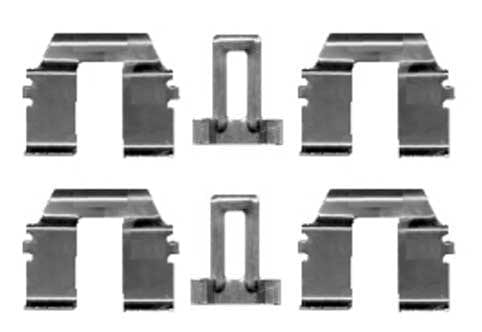 PAD FITTING KIT AXLE SET