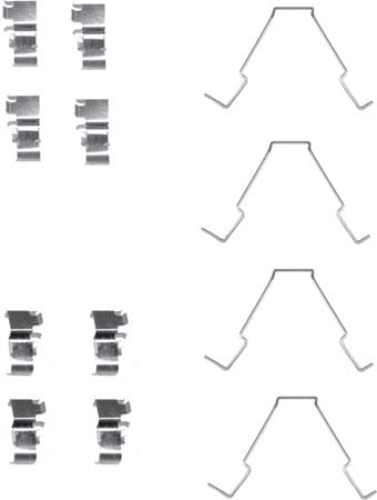 PAD FITTING KIT AXLE SET