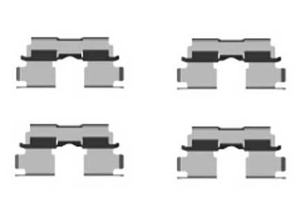 PAD FITTING KIT AXLE SET