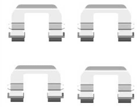 PAD FITTING KIT AXLE SET