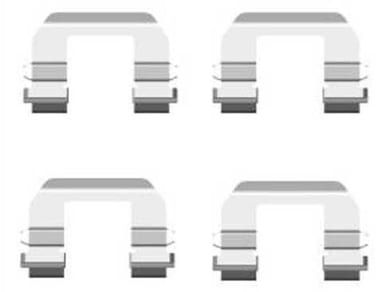 PAD FITTING KIT AXLE SET