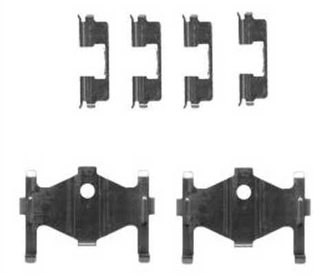 PAD FITTING KIT AXLE SET