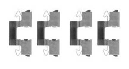 PAD FITTING KIT AXLE SET