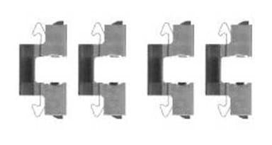 PAD FITTING KIT AXLE SET
