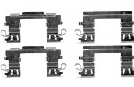 PAD FITTING KIT AXLE SET