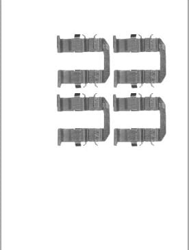 PAD FITTING KIT AXLE SET