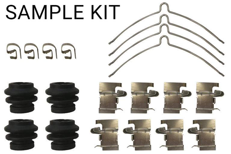 PAD FITTING KIT AXLE SET