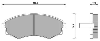 PREMIUM BRAKE PAD SET (4)