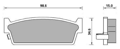 PREMIUM BRAKE PAD SET (4)
