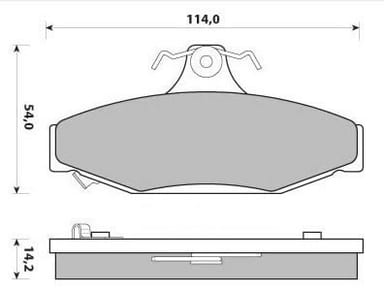 PREMIUM BRAKE PAD SET (4)