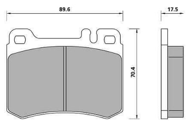 PREMIUM BRAKE PAD SET (4)