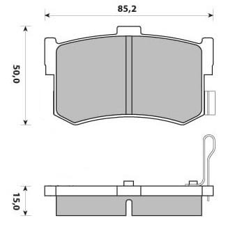PREMIUM BRAKE PAD SET (4)