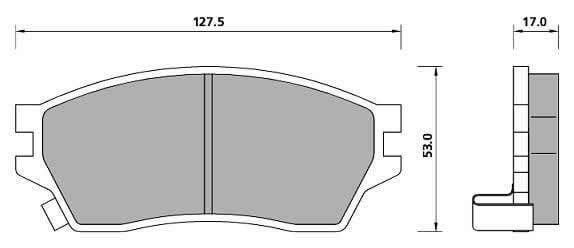 PREMIUM BRAKE PAD SET (4)