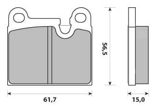 PREMIUM BRAKE PAD SET (4)