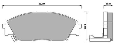 PREMIUM BRAKE PAD SET (4)