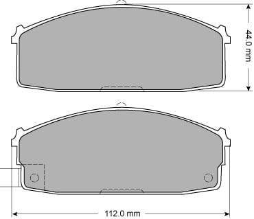 PREMIUM BRAKE PAD SET (4)
