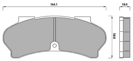 PREMIUM BRAKE PAD SET (4)