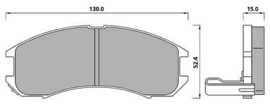 PREMIUM BRAKE PAD SET (4)