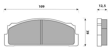 PREMIUM BRAKE PAD SET (4)