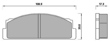 PREMIUM BRAKE PAD SET (4)