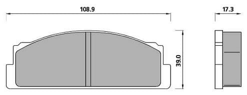 PREMIUM BRAKE PAD SET (4)