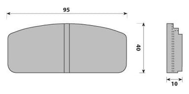 PREMIUM BRAKE PAD SET (4)