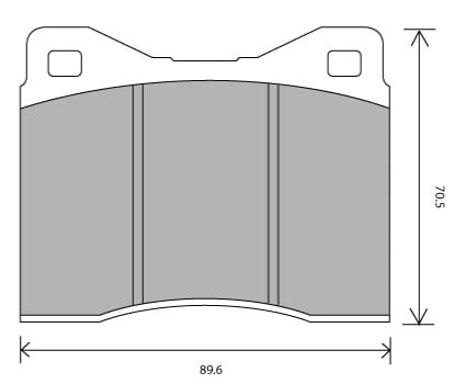 PREMIUM BRAKE PAD SET (4)