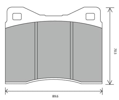 PREMIUM BRAKE PAD SET (4)