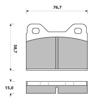PREMIUM BRAKE PAD SET (4)