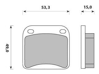 PREMIUM BRAKE PAD SET (4)