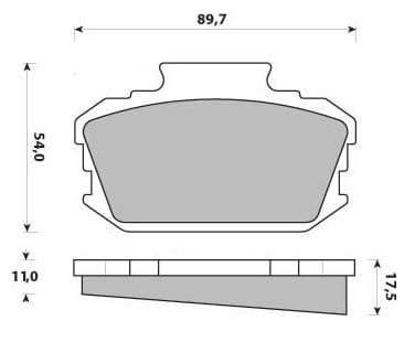 PREMIUM BRAKE PAD SET (4)