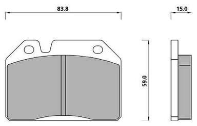 PREMIUM BRAKE PAD SET (4)