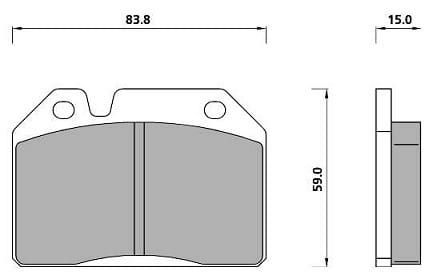 PREMIUM BRAKE PAD SET (4)