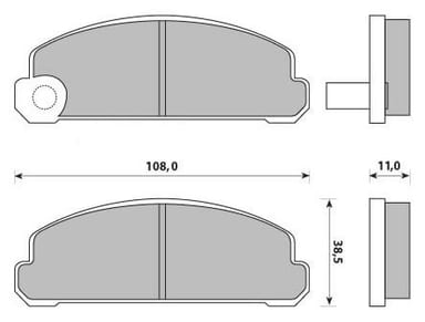 PREMIUM BRAKE PAD SET (4)