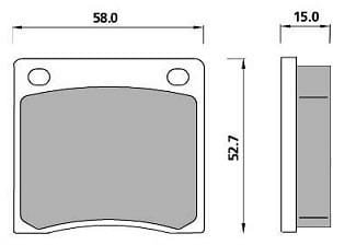 PREMIUM BRAKE PAD SET (4)