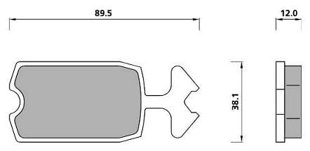 PREMIUM BRAKE PAD SET (4)