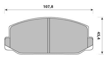 PREMIUM BRAKE PAD SET (4)