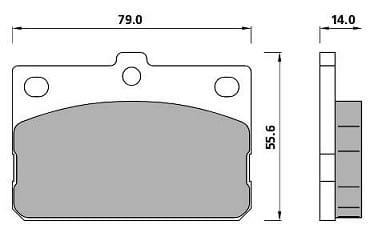 PREMIUM BRAKE PAD SET (4)