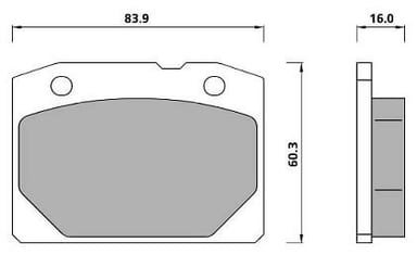 PREMIUM BRAKE PAD SET (4)