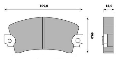PREMIUM BRAKE PAD SET (4)