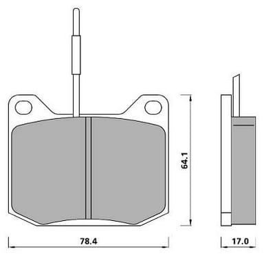 PREMIUM BRAKE PAD SET (4)
