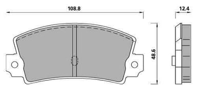 PREMIUM BRAKE PAD SET (4)