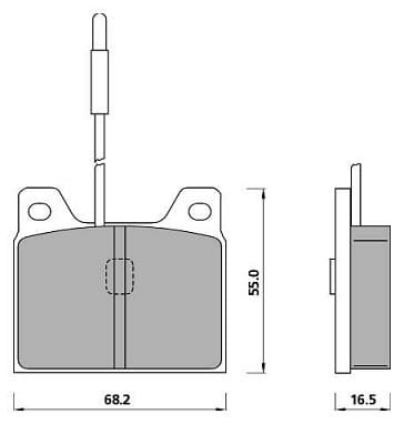 PREMIUM BRAKE PAD SET (4)